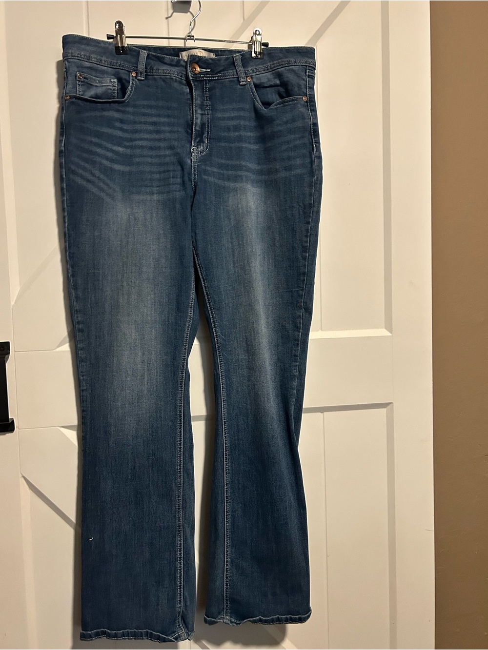 Cato Blue Flare Jeans for Women